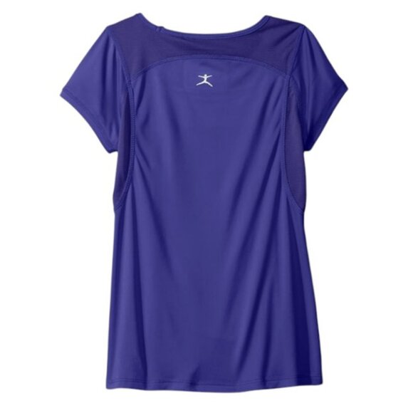 Danskin blue relay performance short sleeve Tee size XL youth 16-18 y/o NWT - Picture 2 of 3